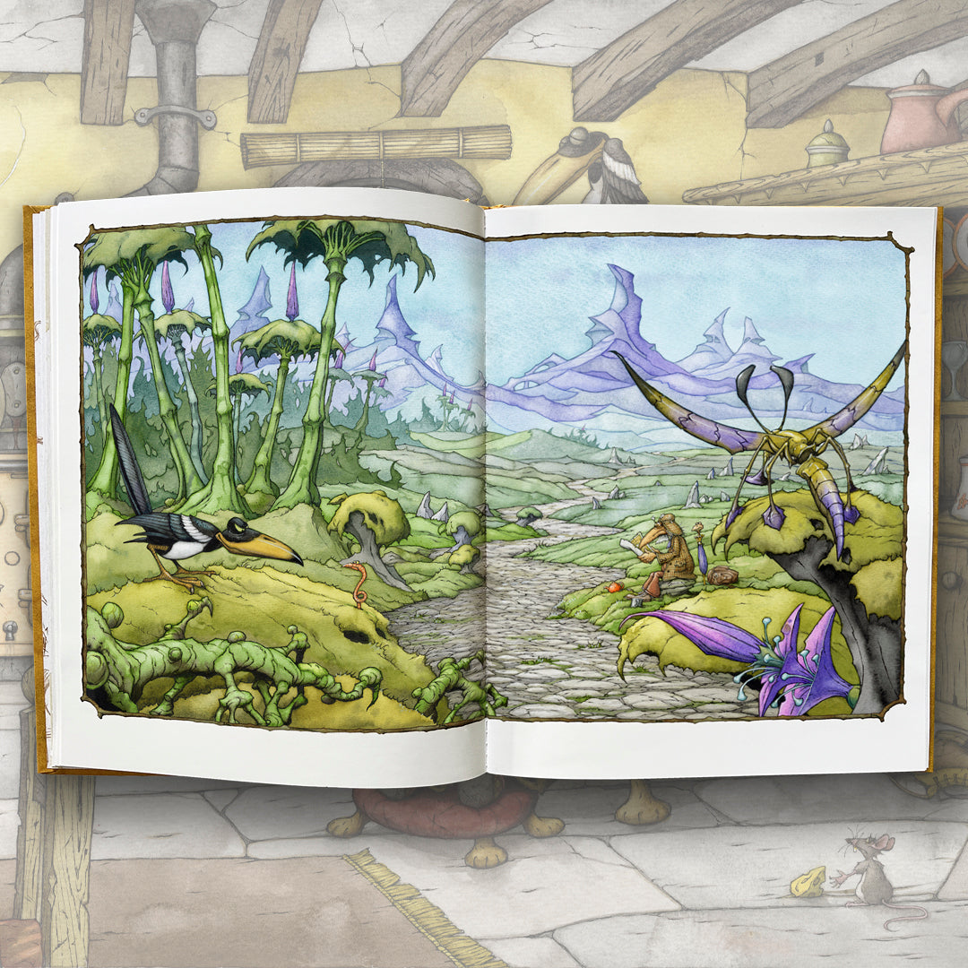 Oddney's Otherland Book - Inside Spread