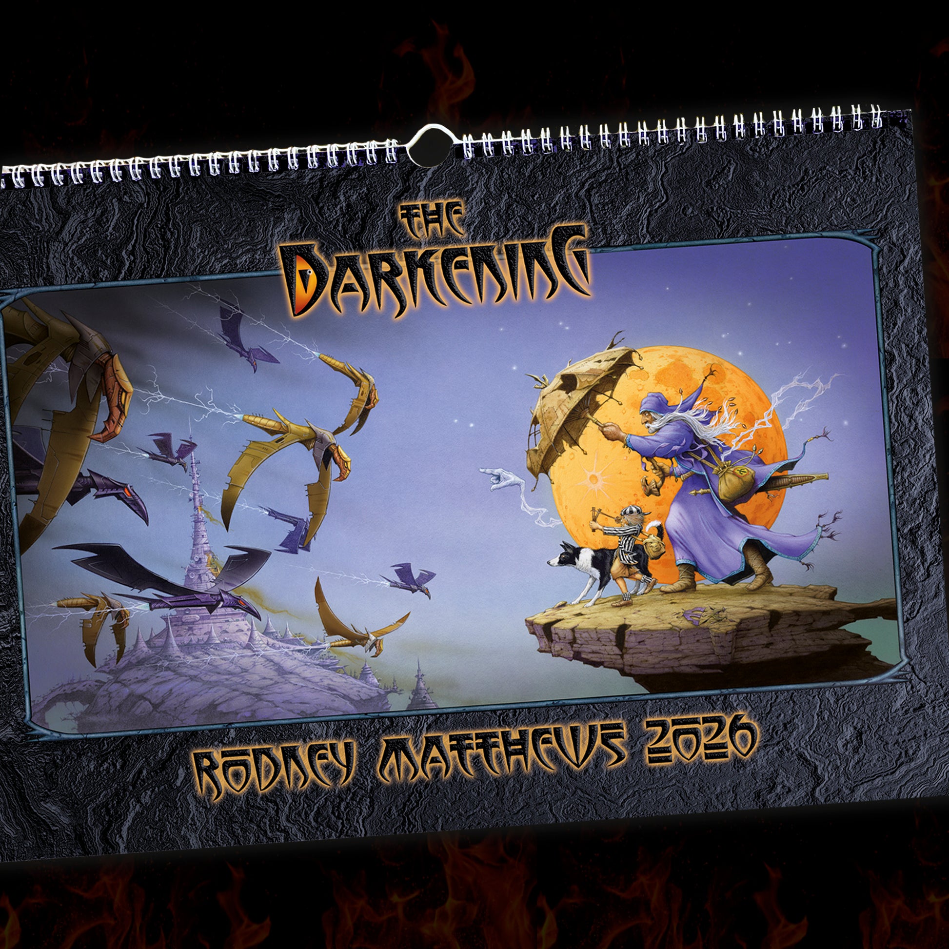 The Darkening - Rodney Matthews 2026 calendar