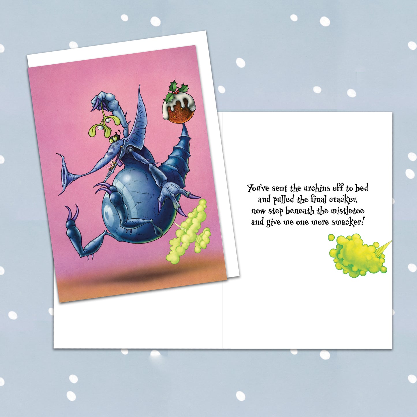 The Gasbags: Season's Smackers Christmas card