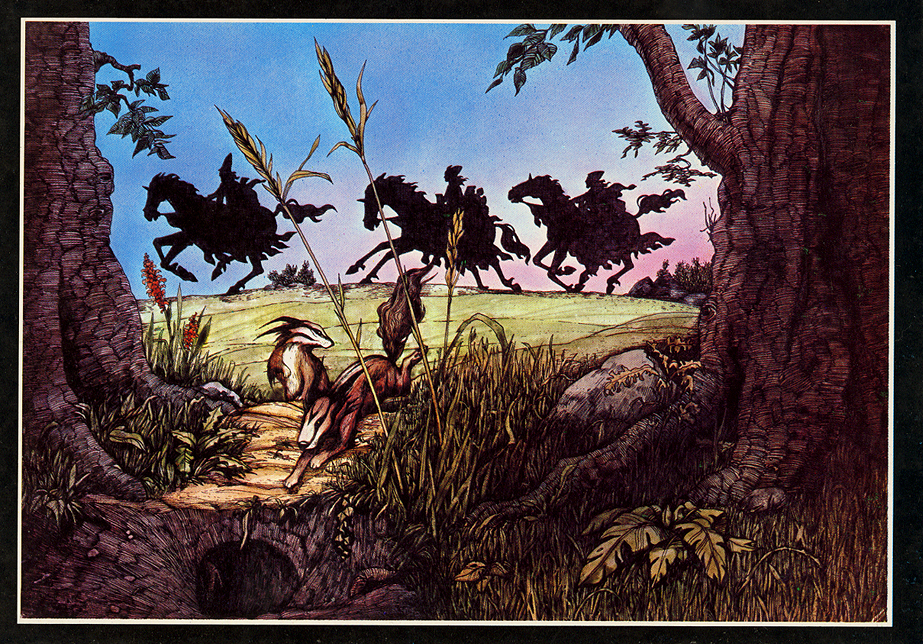 Original 1970s Note Card - The Leavetaking
