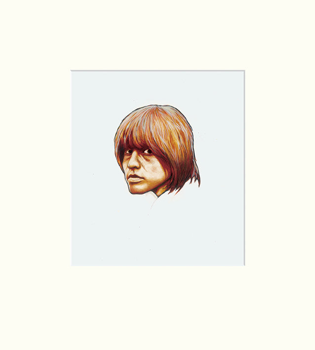 The Rolling Stones: Another Time, Another Place II (Detail from) - Brian Jones original ink painting