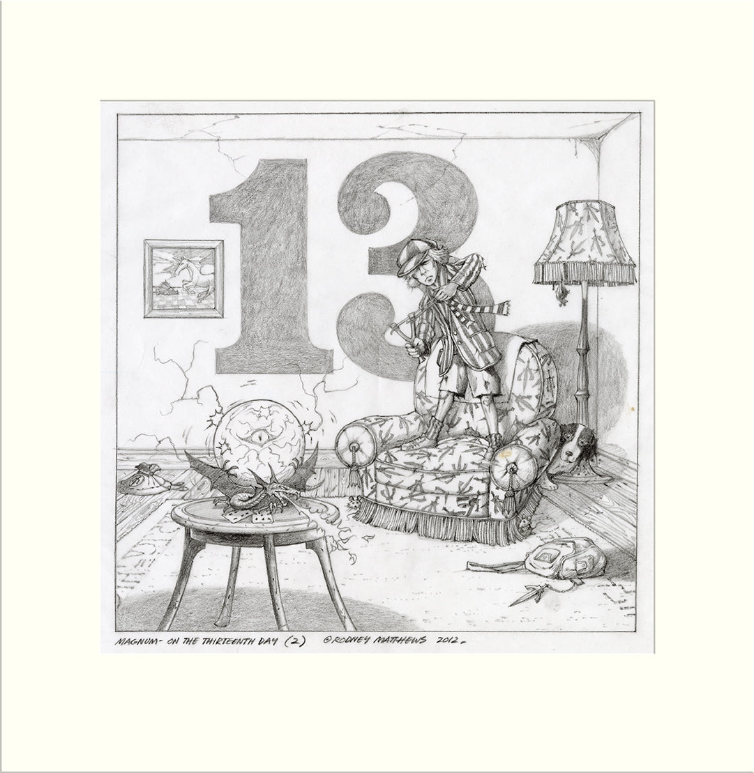 On the Thirteenth Day (Additional Artwork) (Magnum) by Rodney Matthews