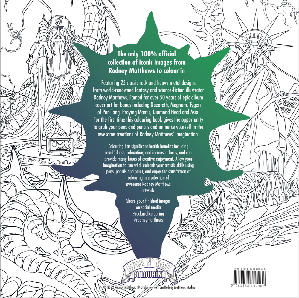 The Official Rodney Matthews Colouring Book
