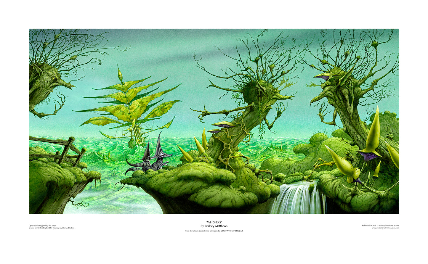 Whispers (Geof Whitely Project) open edition print by Rodney Matthews