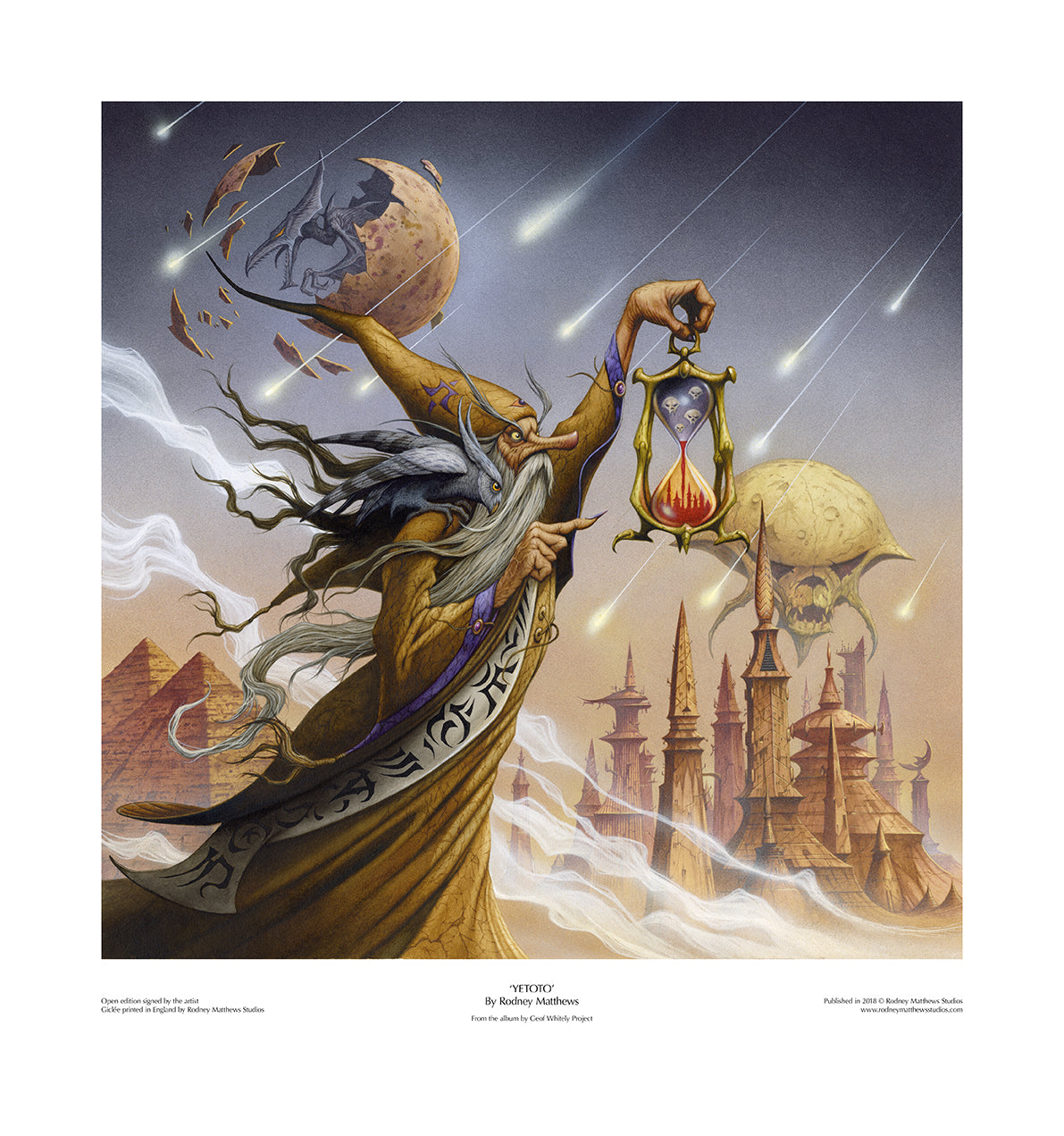 YETOTO (Geof Whitely Project) open edition print by Rodney Matthews