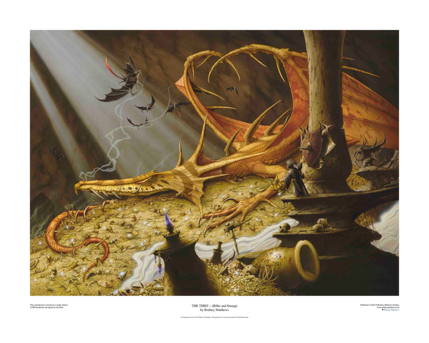 The Hobbit: The Thief limited edition giclèe art print