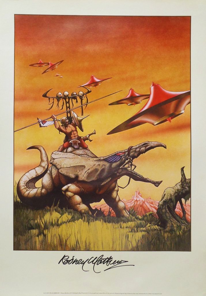 Original 1970s poster - Out of an Amber Sky