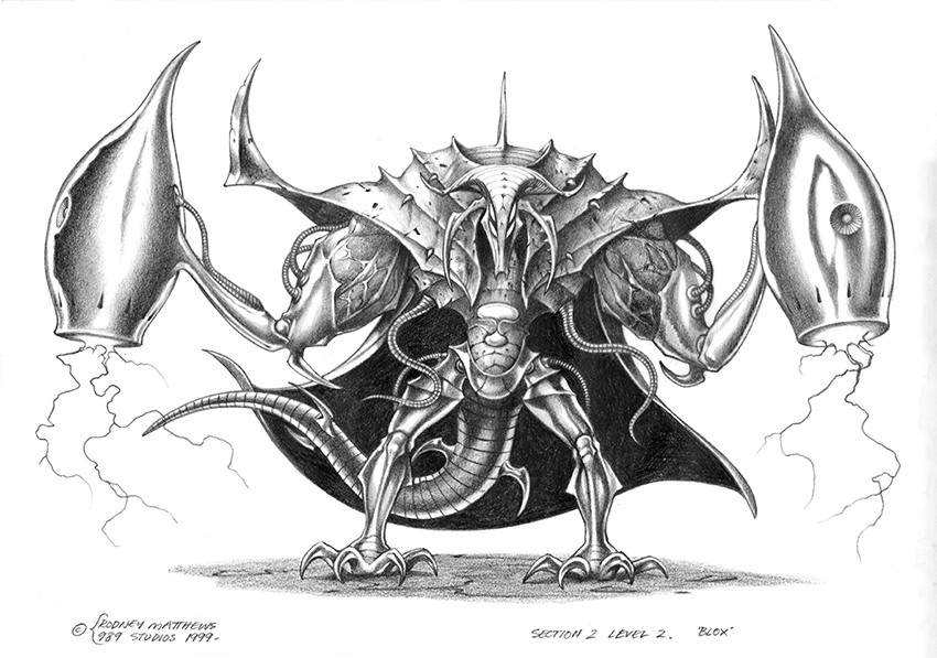 Liquid Matrix - Blox © Rodney Matthews Studios