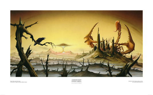 Lonesome Crow open edition print by Rodney Matthews