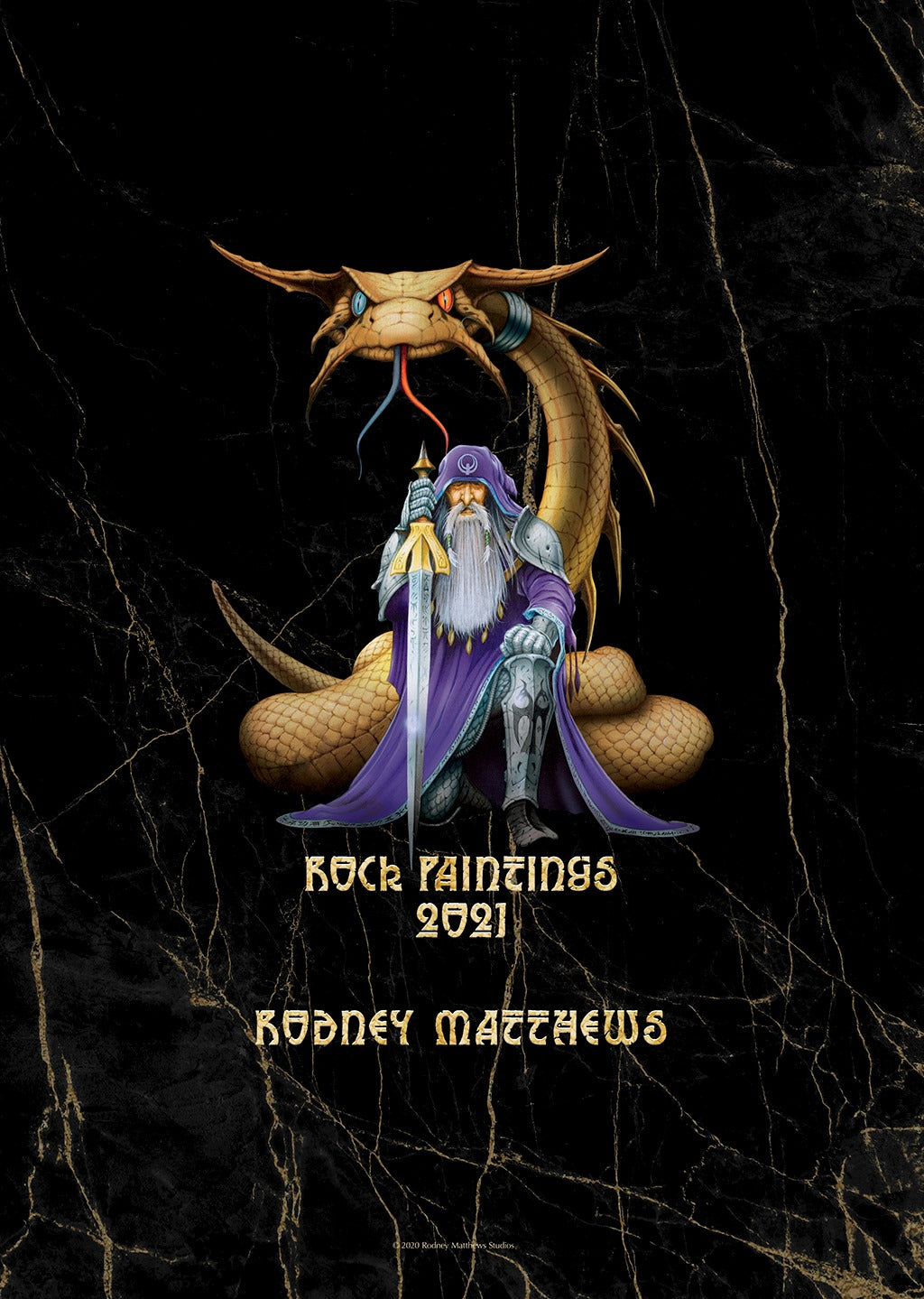 Rock Paintings 2021 Calendar by Rodney Matthews