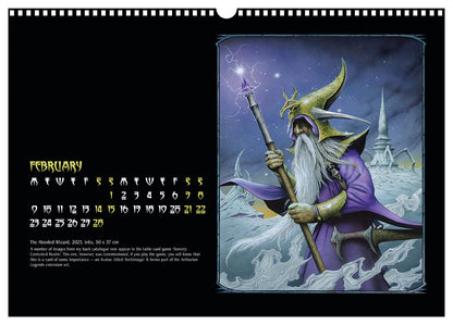 The Darkening - Rodney Matthews 2026 calendar - February