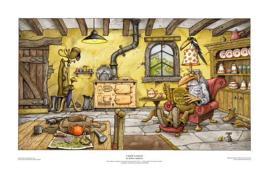 A Book is Found open edition print by Rodney Matthews