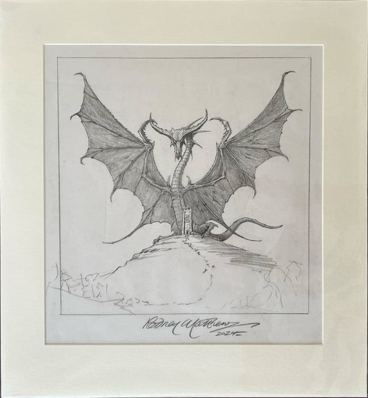 Detail from Here Be Dragons - Dragon 