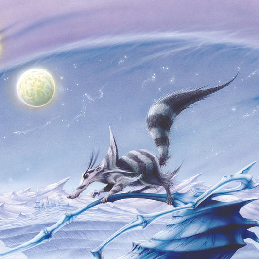 Time Winds fine art greetings card - front
