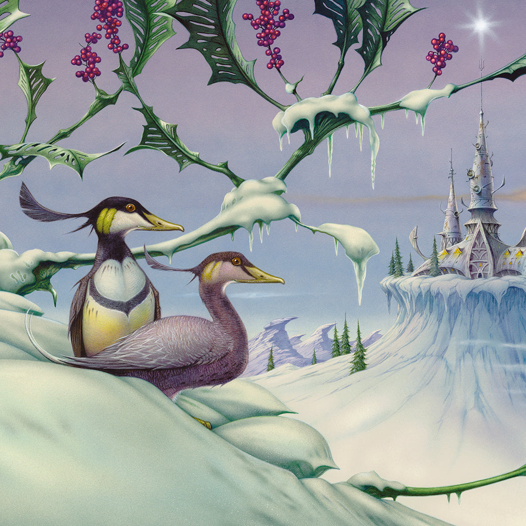 Ionawr fine art greetings card - front