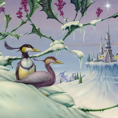 Ionawr fine art greetings card - front