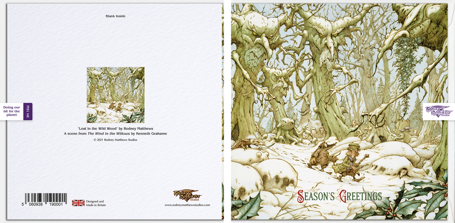Lost in the Wild Wood Greetings Card