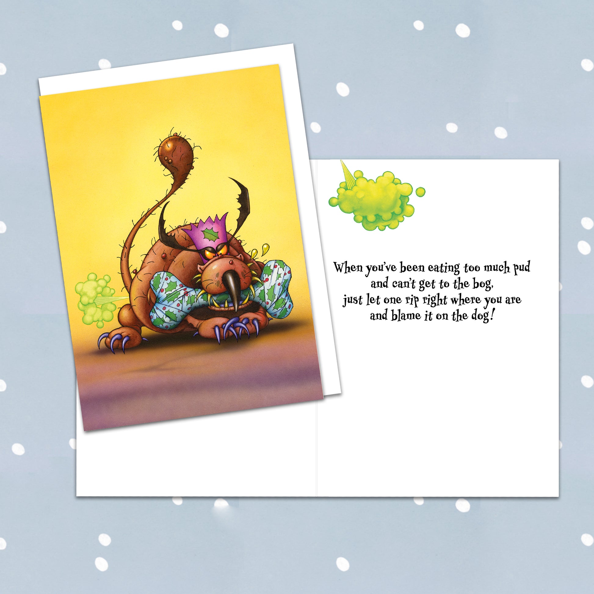 The Gasbags: Season's Growlings Christmas card