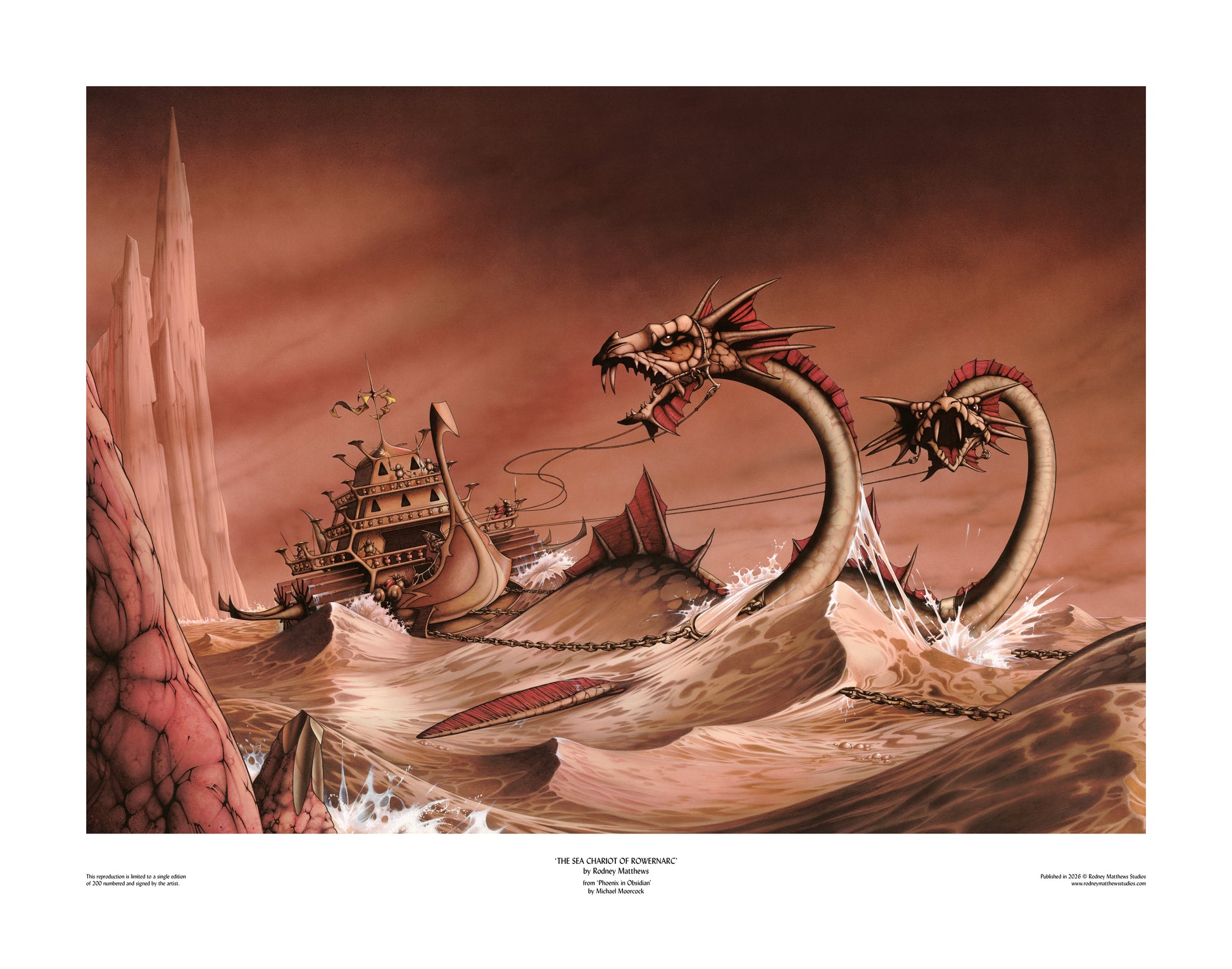 The Sea Chariot of Rowernarc artist's proof