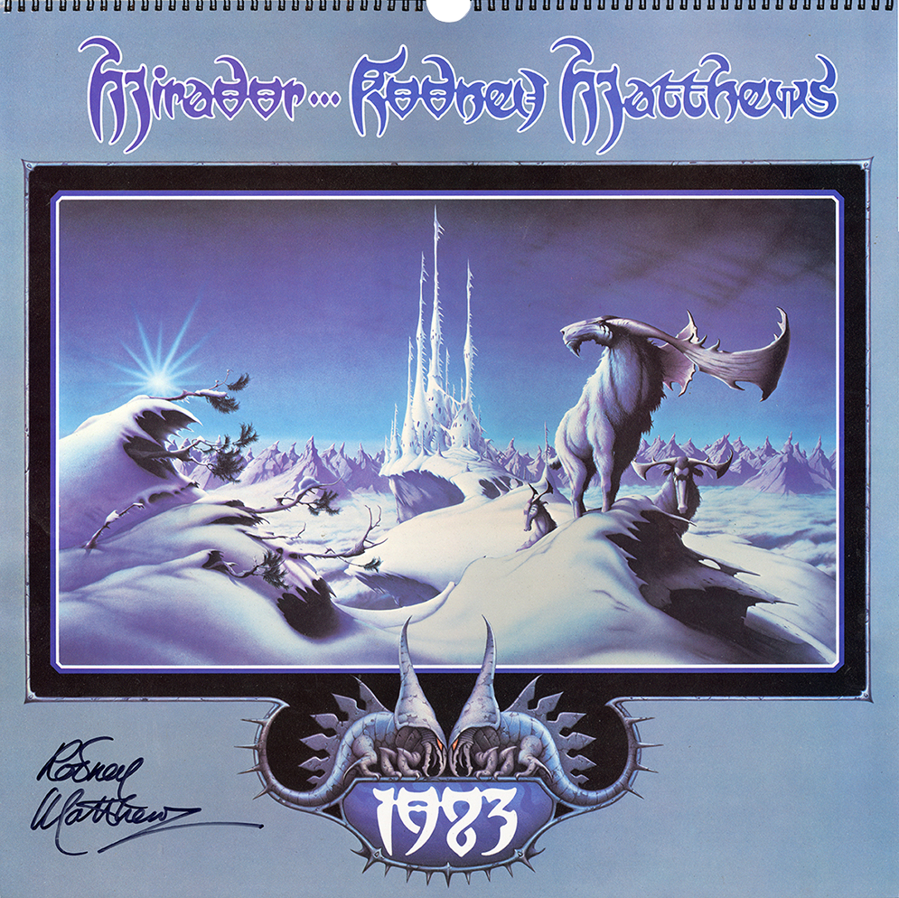 Mirador ... Rodney Matthews 1983 Calendar