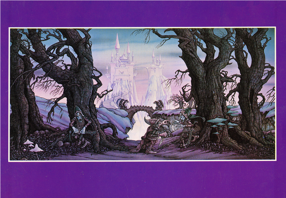 Twelve Towers at Dawn - Original 1970s Note Card