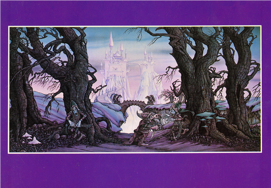 Twelve Towers at Dawn - Original 1970s Note Card