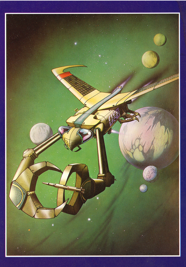 Space Hijack - Original 1970s Note Card