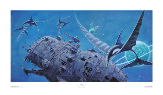 Aqua open edition print by Rodney Matthews