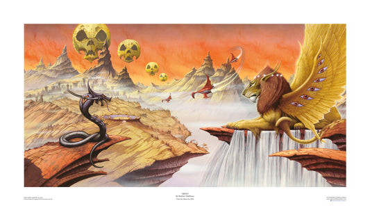 Asia: Arena actual artwork-sized open edition giclèe art print