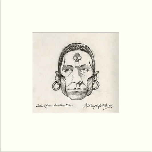 Detail from Another Time, Another Place: Charlie Watts (The Rolling Stones) by Rodney Matthews