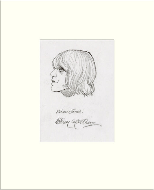 Detail from Another Time, Another Place II: Brian Jones (The Rolling Stones) by Rodney Matthews