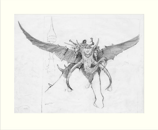 Detail from Time on our Side: Charlie's Elephant (The Rolling Stones) by Rodney Matthews