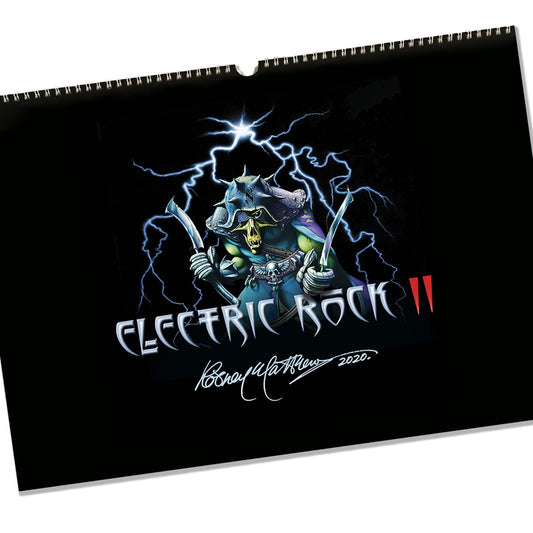 Electric Rock II Calendar | Rodney Matthews Studios