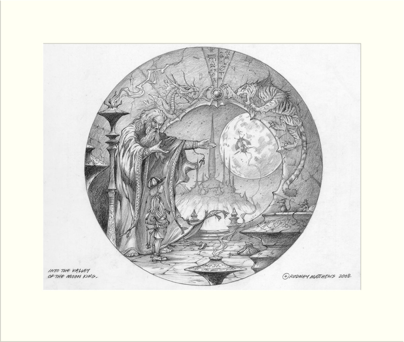 Into the Valley of the Moonking (Magnum) by Rodney Matthews