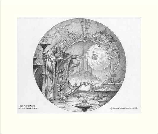 Into the Valley of the Moonking (Magnum) by Rodney Matthews