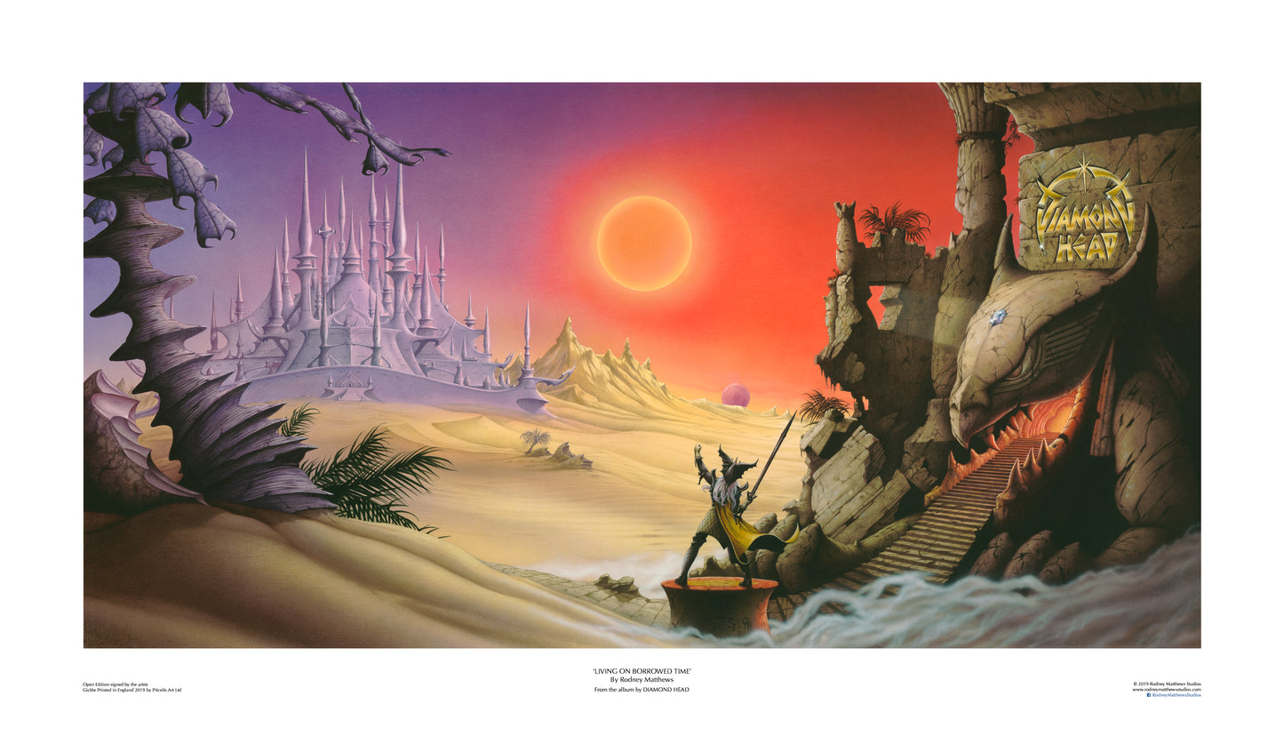 Living on Borrowed Time open edition print by Rodney Matthews