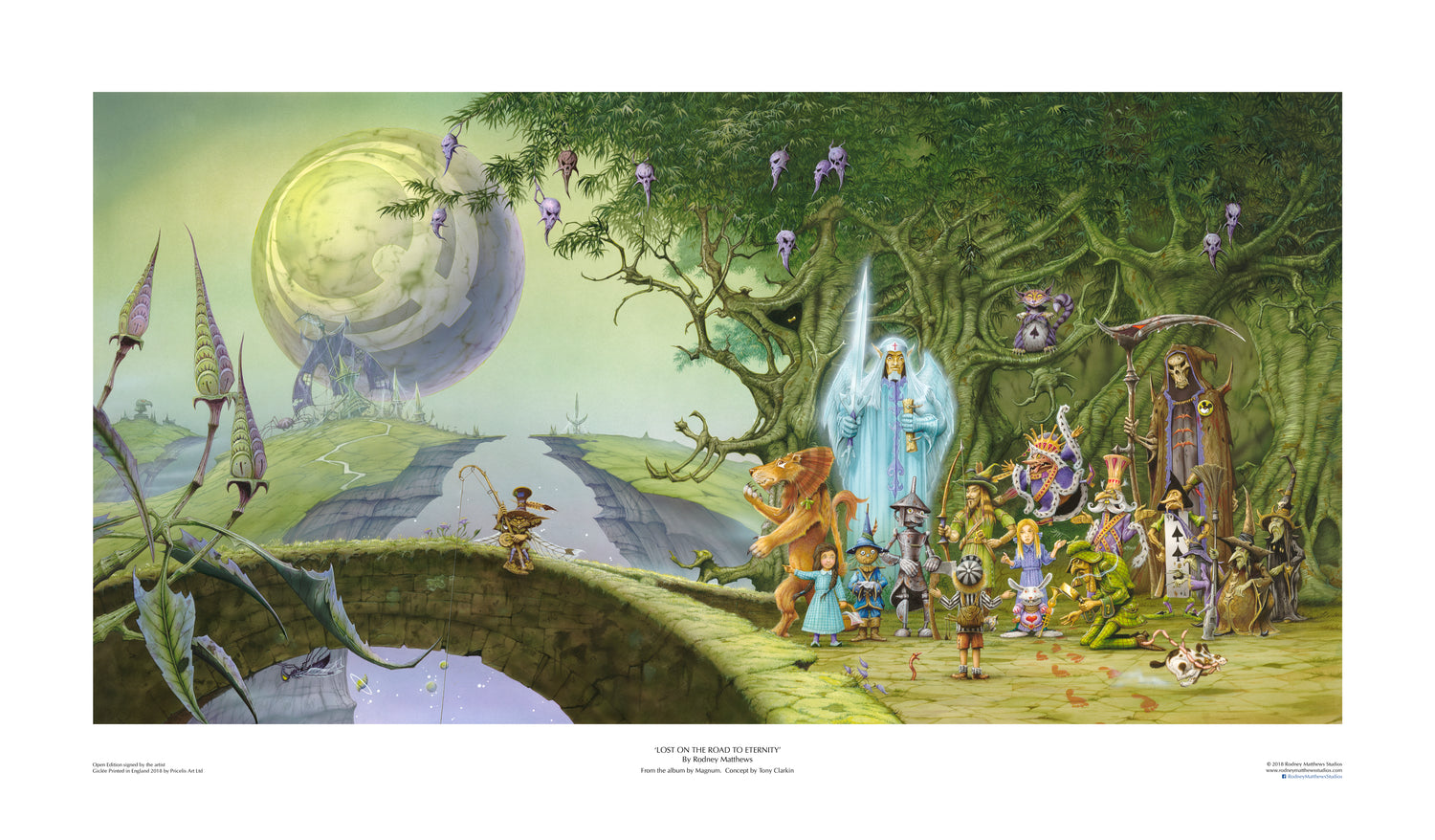 Lost on the Road to Eternity (Magnum) STANDARD open edition print, hand-signed by Rodney Matthews