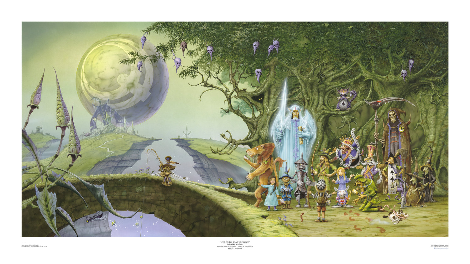 Lost on the Road to Eternity (Magnum) SPECIAL open edition print, hand-signed by Rodney Matthews