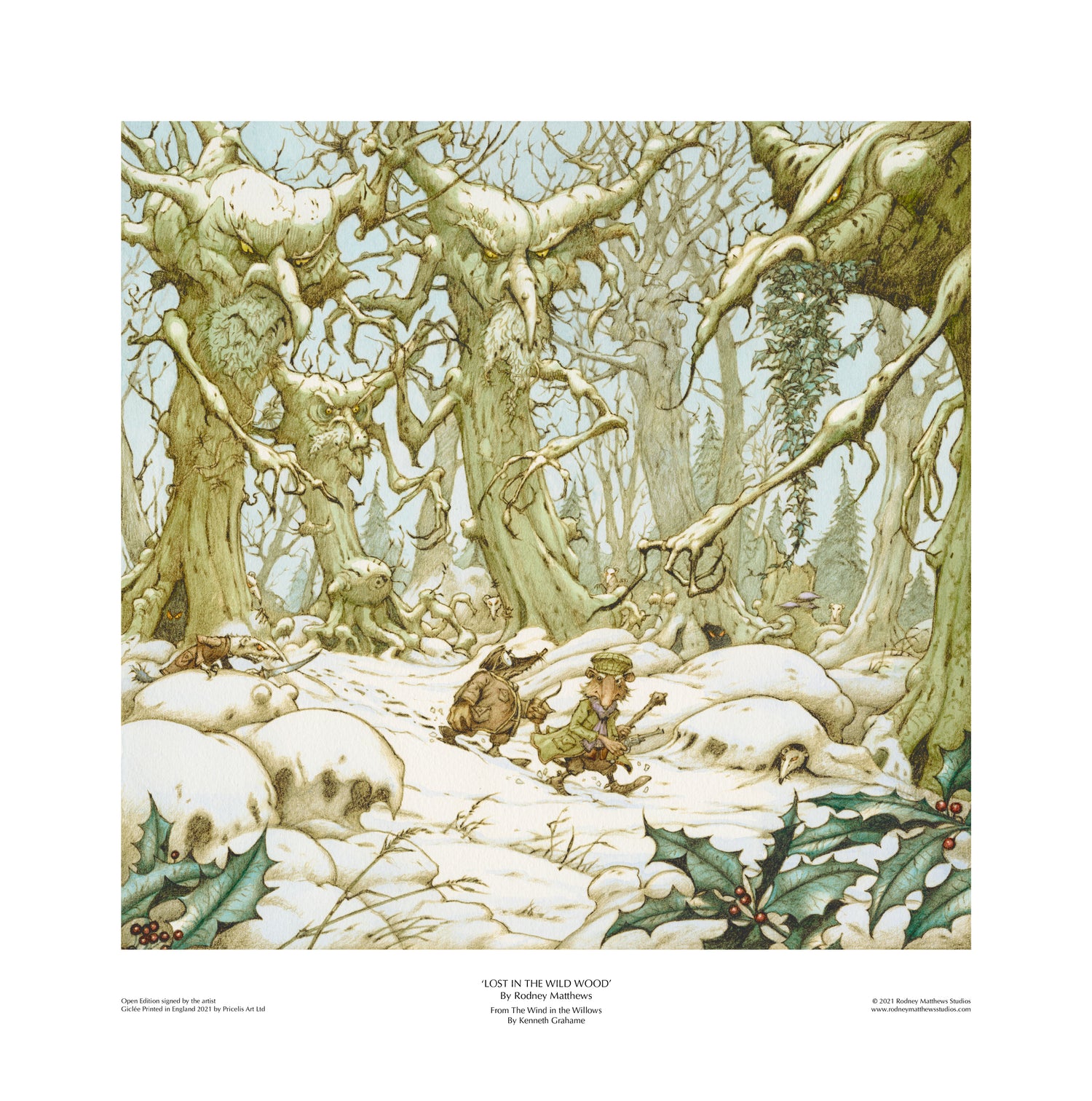 Lost in the Wild Wood open edition print by Rodney Matthews Studios