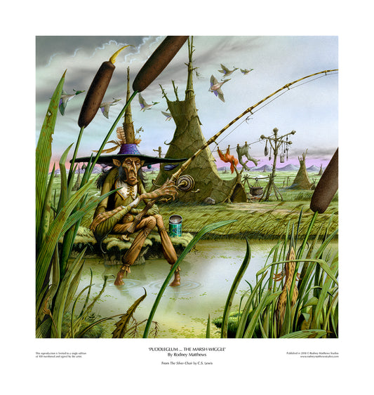 The Chronicles of Narnia: Puddleglum ... the Marsh-wiggle limited edition giclèe art print
