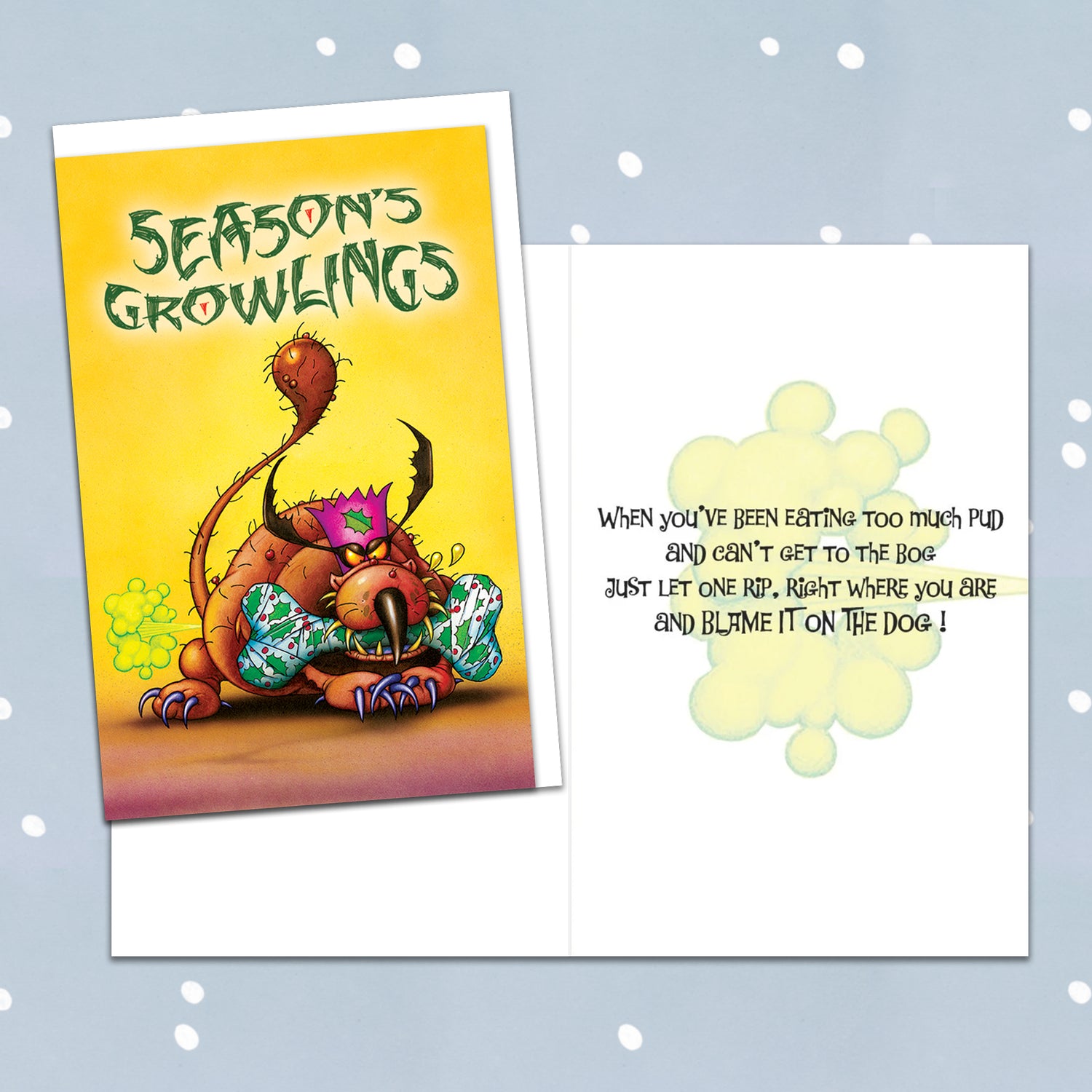 Season's Growlings Christmas Card