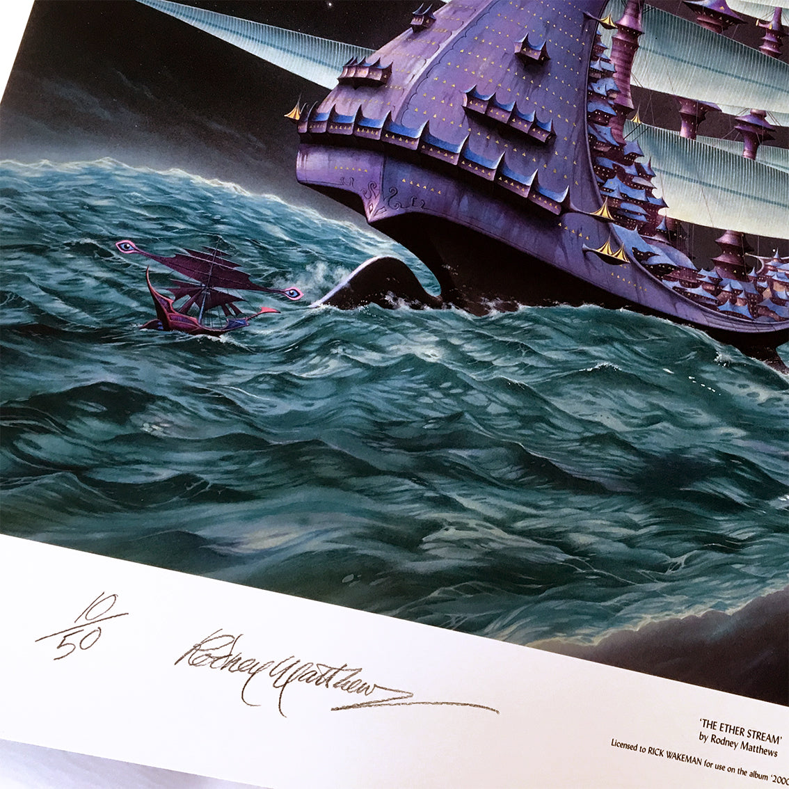 The Ether Stream hand-signed by Rodney Matthews