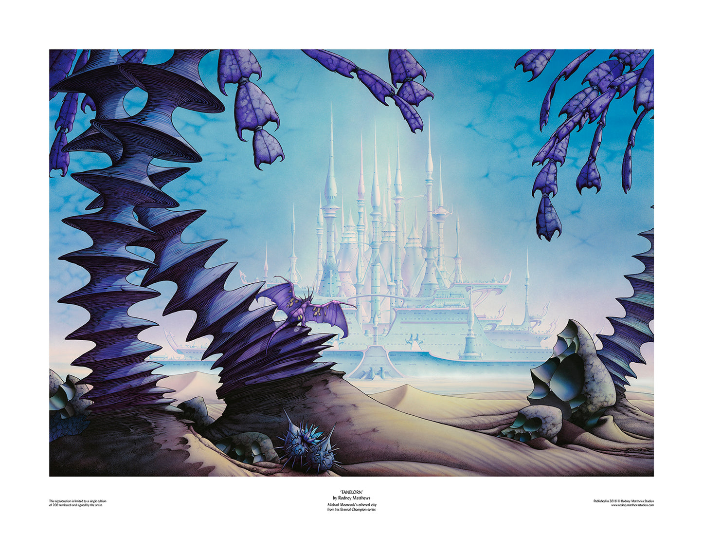Quest for Tanelorn: Tanelorn limited edition giclèe art print