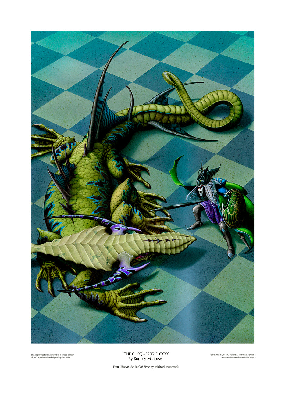 Elric at the End of Time: The Chequered Floor limited edition giclèe art print