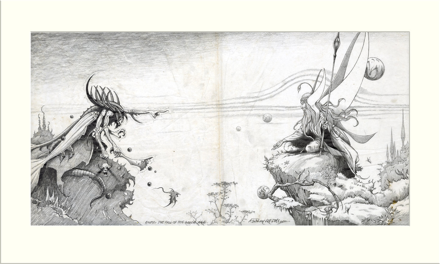 The Fall of the Golden Age/Planets (Eloy) by Rodney Matthews