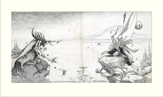The Fall of the Golden Age/Planets (Eloy) by Rodney Matthews
