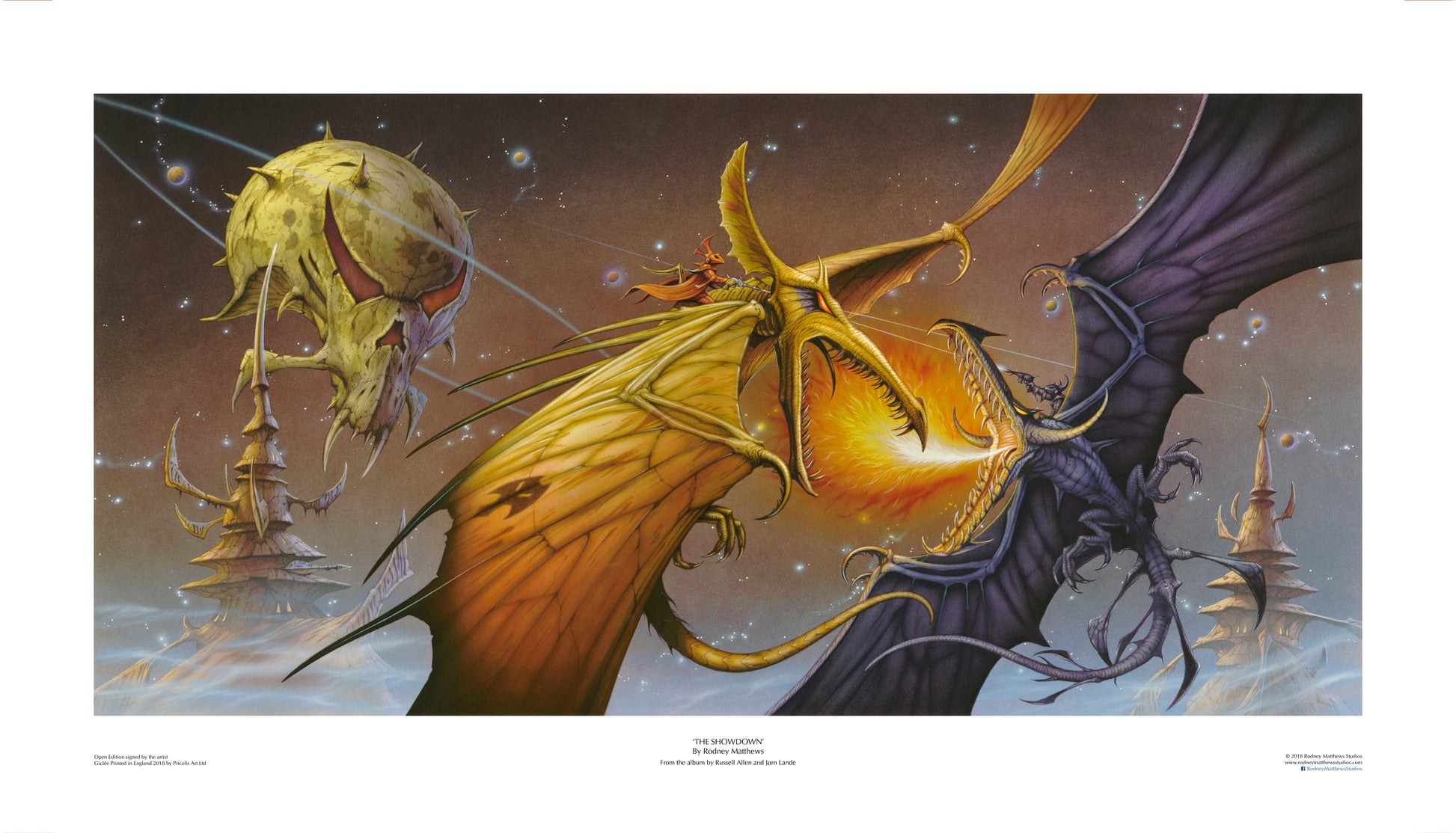 The Showdown (Russell Allen and Jørn Lande) | Rodney Matthews Studios