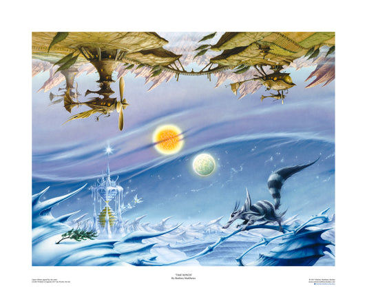 Time Winds open edition print, hand-signed by Rodney Matthews