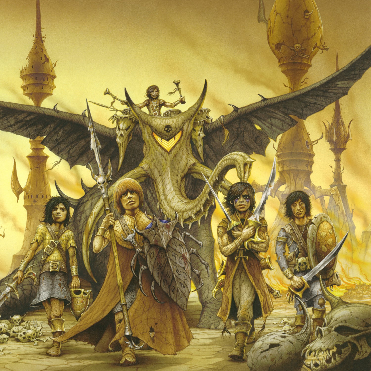 ime on our Side Limited edition print (Right) by Rodney Matthews featuring The Rolling Stones | Rodney Matthews Studios