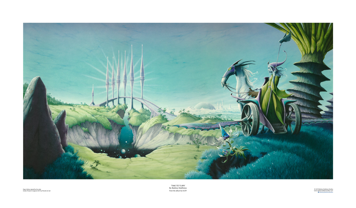 Time to Turn (Eloy) open edition print by Rodney Matthews
